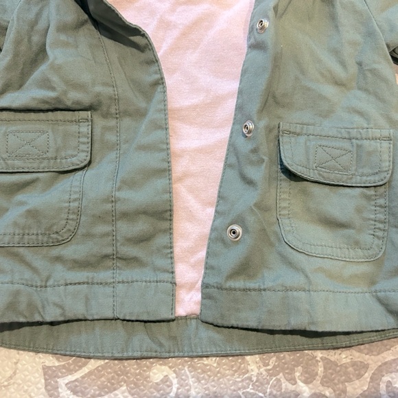 Old Navy spring cargo jacket with pink lining - Picture 4 of 4